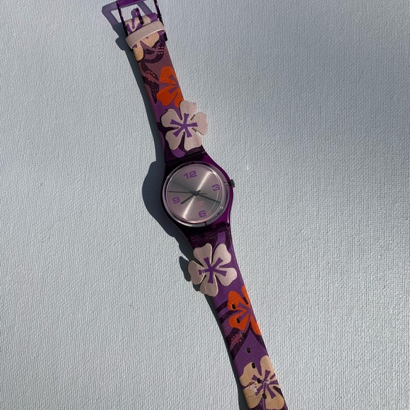 Rare 2002 Swatch watch Fleurs d’Ocean —- GB126 diameter case 33mm. - Picture 2 of 4